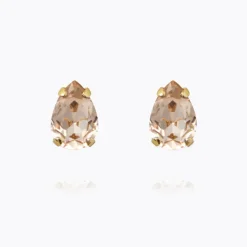 Caroline Svedbom Petite Drop Örhängen / Light Silk (Guld)