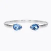 Caroline Svedbom Petite Drop Armband/ Lapis (Rhodium)