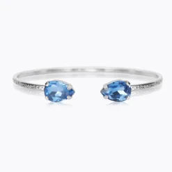 Caroline Svedbom Petite Drop Armband/ Lapis (Rhodium)