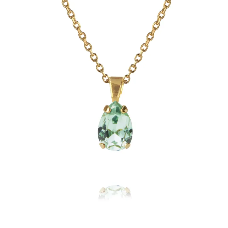 Caroline Svedbom Petite Drop Halsband / Chrysolite (Guld)