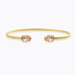 Caroline Svedbom Petite Drop Armband / Light Silk (Guld)
