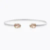 Caroline Svedbom Petite Drop Armband / Light Silk (Rhodium)