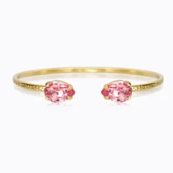 Caroline Svedbom Petite Drop Armband / Light Rose (Guld)