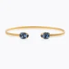 Caroline Svedbom Petite Drop Armband, Denim Blue – Guld
