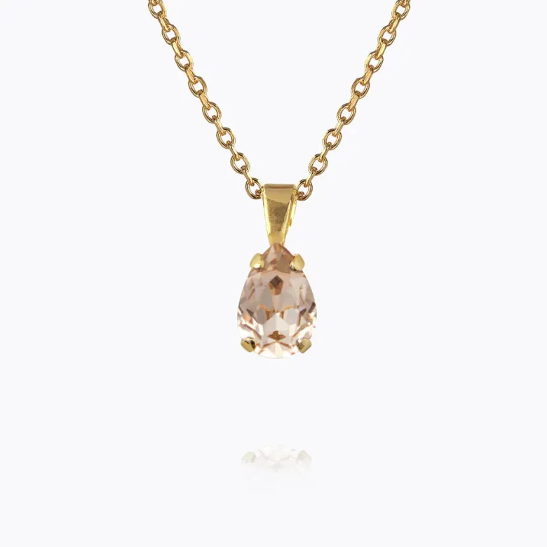 Caroline Svedbom Petite Drop Halsband / Light Silk (Guld)