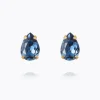 Caroline Svedbom Petite Drop Örhängen, Denim Blue -Guld