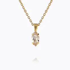 Caroline Svedbom Petite Navette Halsband / Light Silk (Guld)