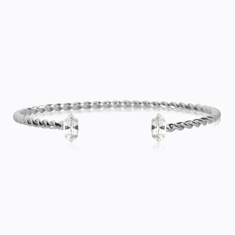 Caroline Svedbom Petite Navette Armband/ Crystal (Rhodium)