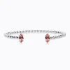 Caroline Svedbom Petite Navette Armband / Light Rose (Rhodium)