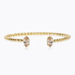 Caroline Svedbom Petite Navette Armband / Light Silk (Guld)