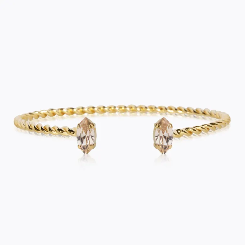 Caroline Svedbom Petite Navette Armband / Light Silk (Guld)