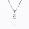 Caroline Svedbom Petite Navette Halsband / Crystal (Rhodium)