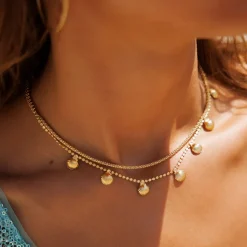 Caroline Svedbom Petite Rope Halsband (Guld)