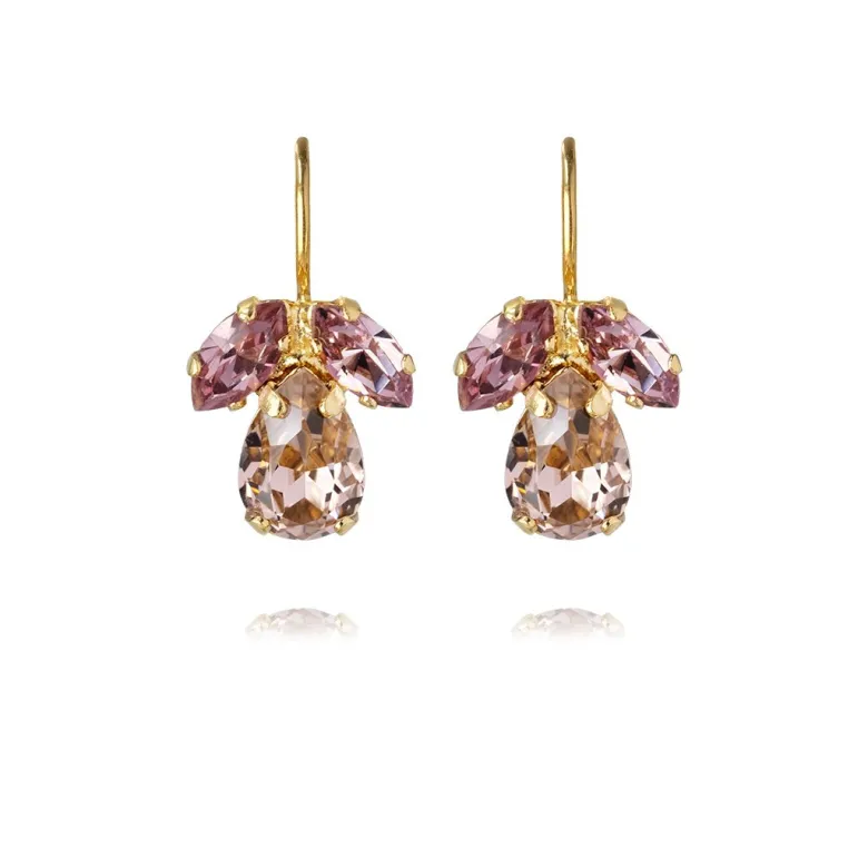 Caroline Svedbom Petite Timo / Vintage Rose + Light Amethyst (Guld)
