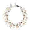 Caroline Svedbom Pomona Armband Rhodium / Light Delite Combo