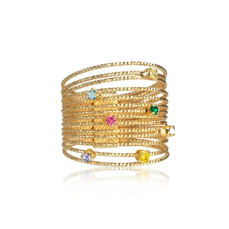 Caroline Svedbom Rainbow Ring / Guld