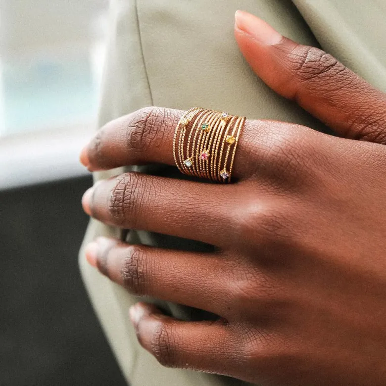 Caroline Svedbom Rainbow Ring / Guld