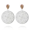 Caroline Svedbom Örhängen Alexandra Vintage Rose (Rhodium)