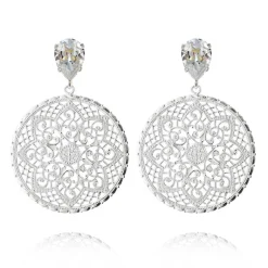 Caroline Svedbom Örhängen Alexandra Crystal (Rhodium)