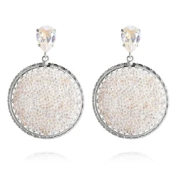 Caroline Svedbom Örhängen Alexandra Crystal Rocks Moonlight (Rhodium)