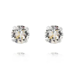 Caroline Svedbom Örhängen Classic Stud Crystal (Rhodium)