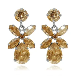 Caroline Svedbom Örhängen Mini Dione Golden Shadow (Rhodium)