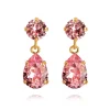Caroline Svedbom Örhängen Mini Drop Light Rose (Guld)