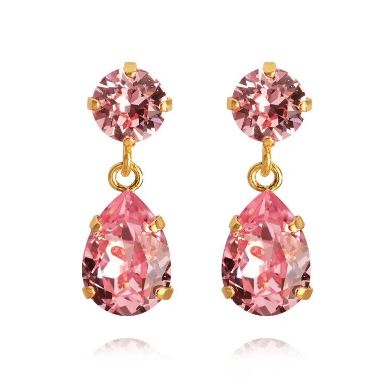 Caroline Svedbom Örhängen Mini Drop Light Rose (Guld)