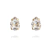 Caroline Svedbom Örhängen Petite Drop Stud Crystal (Guld)