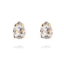 Caroline Svedbom Örhängen Petite Drop Stud Crystal (Guld)
