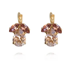 Caroline Svedbom Örhängen Timo Vintage Rose Blush Rose (Guld)