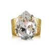 Caroline Svedbom Ring Classic Drop Crystal (Guld)