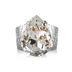 Caroline Svedbom Ring Classic Drop Crystal (Rhodium)