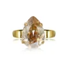 Caroline Svedbom Ring Mini Drop Golden Shadow (Guld)