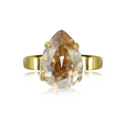 Caroline Svedbom Ring Mini Drop Golden Shadow (Guld)