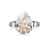 Caroline Svedbom Ring Mini Drop Crystal (Rhodium)