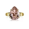Caroline Svedbom Ring Mini Drop Vintage Rose (Guld)