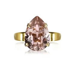 Caroline Svedbom Ring Mini Drop Vintage Rose (Guld)