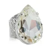 Caroline Svedbom Ring Perfect Drop Crystal (Rhodium)