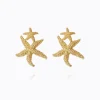 Caroline Svedbom Sea Star Twin Örhängen (Guld)