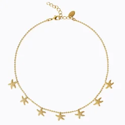 Caroline Svedbom Sea Star Choker Halsband (Gold)