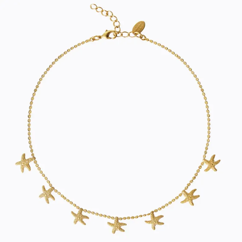 Caroline Svedbom Sea Star Choker Halsband (Gold)