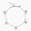 Caroline Svedbom Sea Star Ankel Chain (Rhodium)