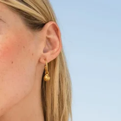 Caroline Svedbom Shell Loops Örhängen / (Guld)