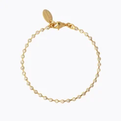 Caroline Svedbom Siri Armband Guld / Crystal