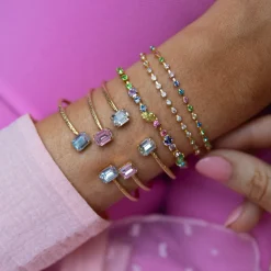 Caroline Svedbom Siri Armband Guld / Crystal