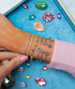 Caroline Svedbom Siri Armband Guld / Crystal