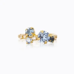 Caroline Svedbom Stardust Ring / Blue Combo (Guld)