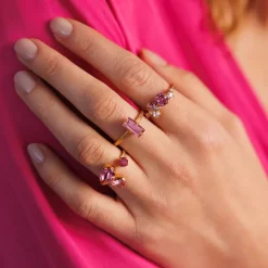 Caroline Svedbom Stardust Ring / Rose Combo (Guld)