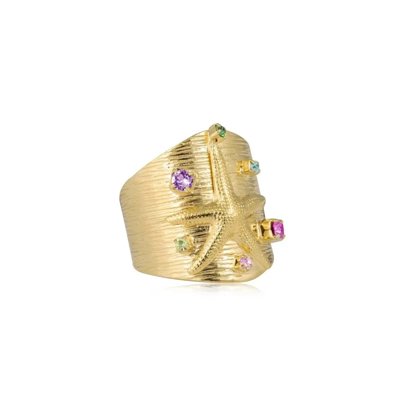 Caroline Svedbom Starfish Ring / Rainbow Combo